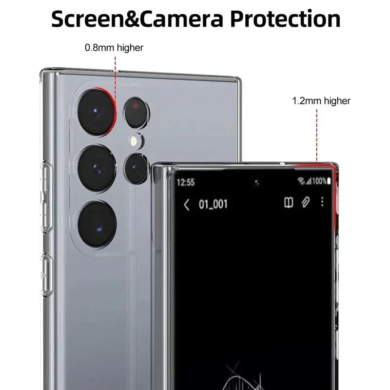 Clear Silicone Case — Samsung Galaxy Series