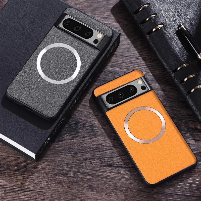 MagSafe Fabric Cloth Case for Google Pixel 6–10 Series