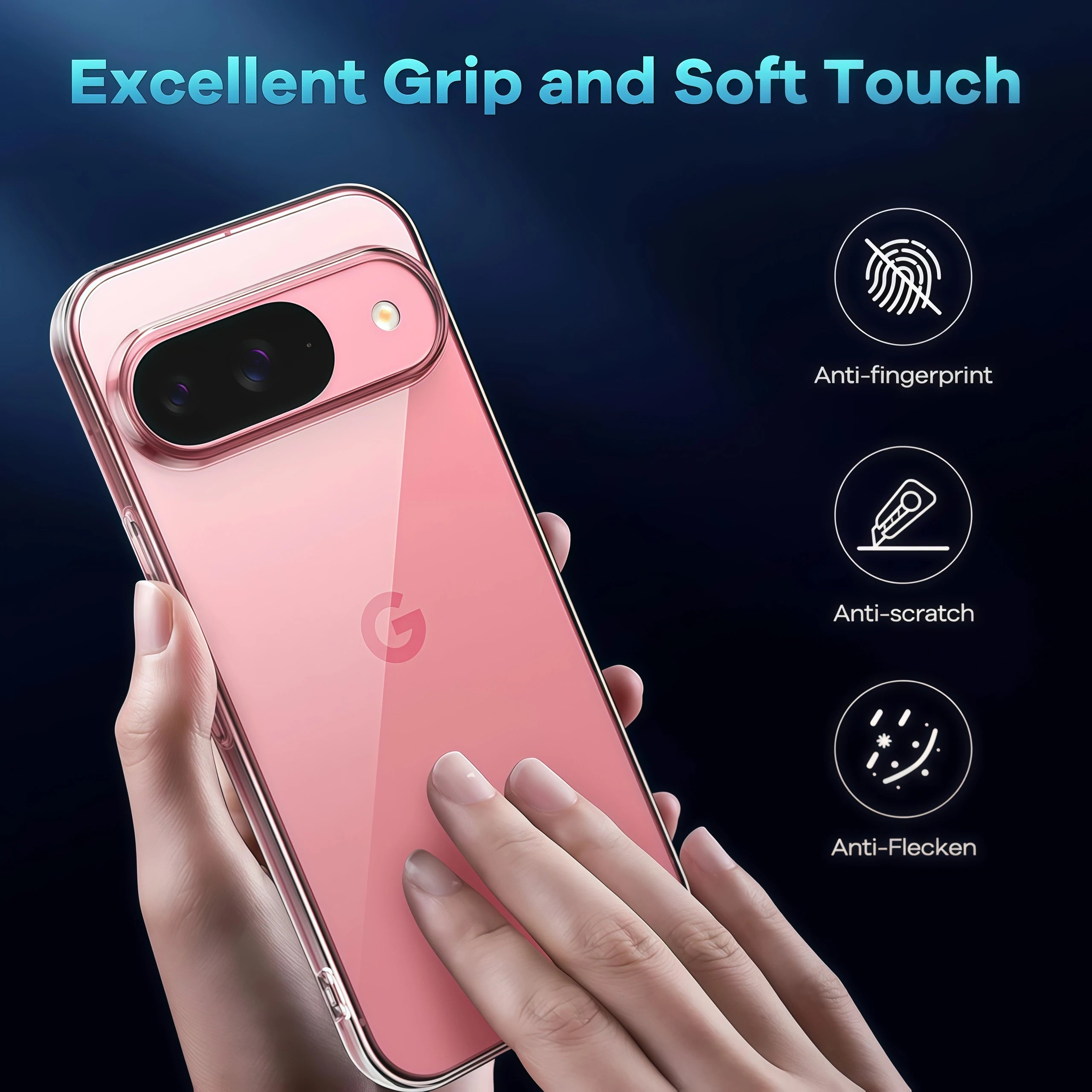 Clear Silicone Case for Google Pixel — Ultra Thin Soft Back Cover