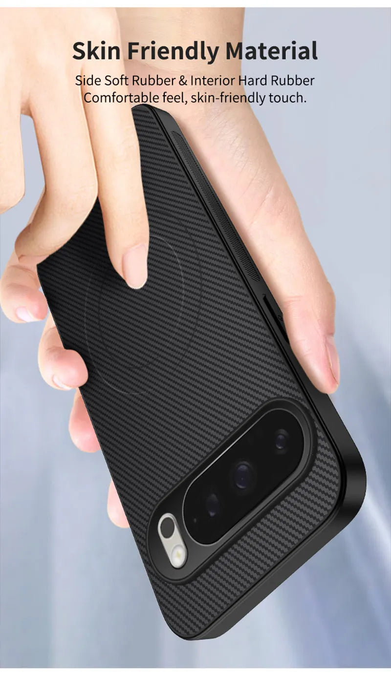 Carbon Fiber Bumper Case for Google Pixel — MagSafe Compatible