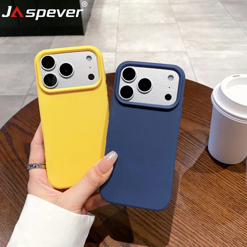 Matte Silicone Case for iPhone — Soft TPU Candy Color Cover