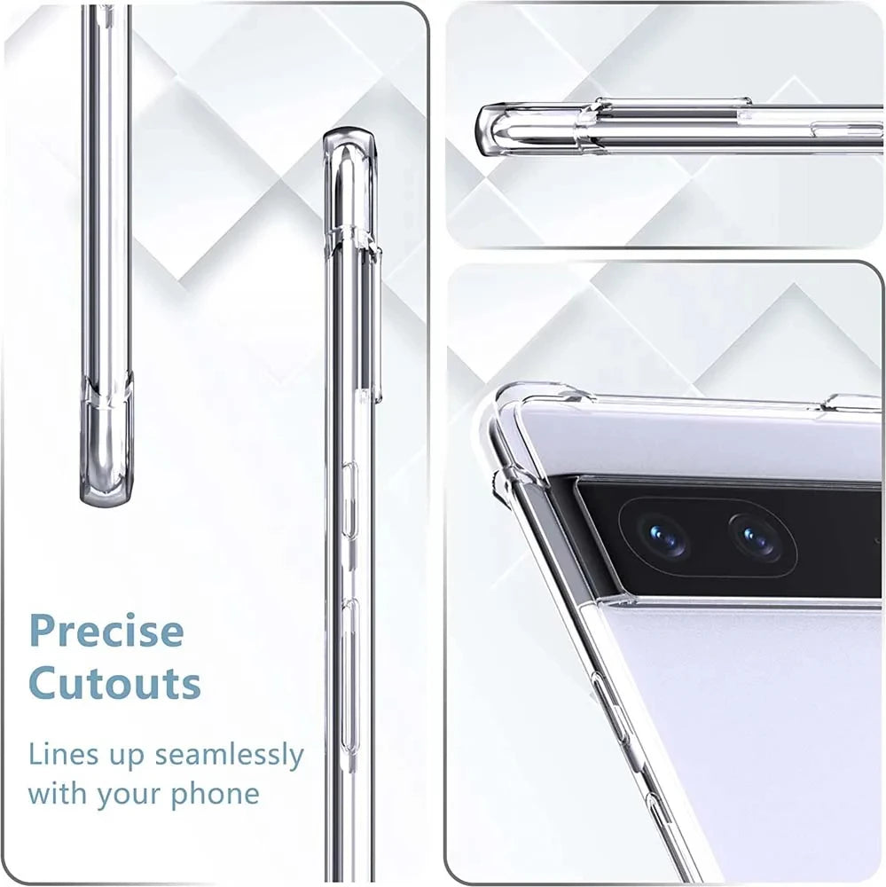Ultra-Thin Transparent Silicone Case for Google Pixel