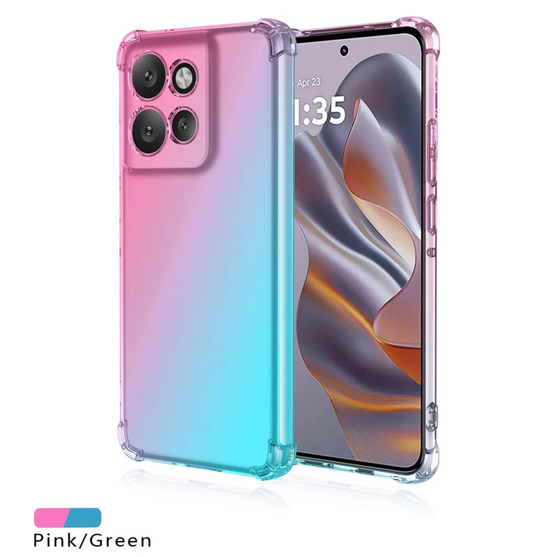 Motorola Edge Case – Gradient TPU Silicone Cover