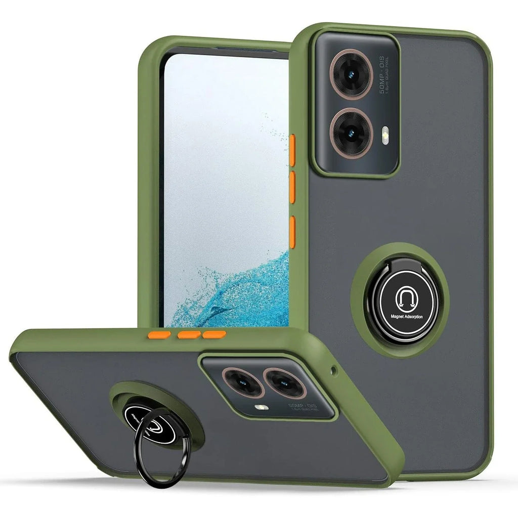 Motorola Moto Armor Matte Ring Case