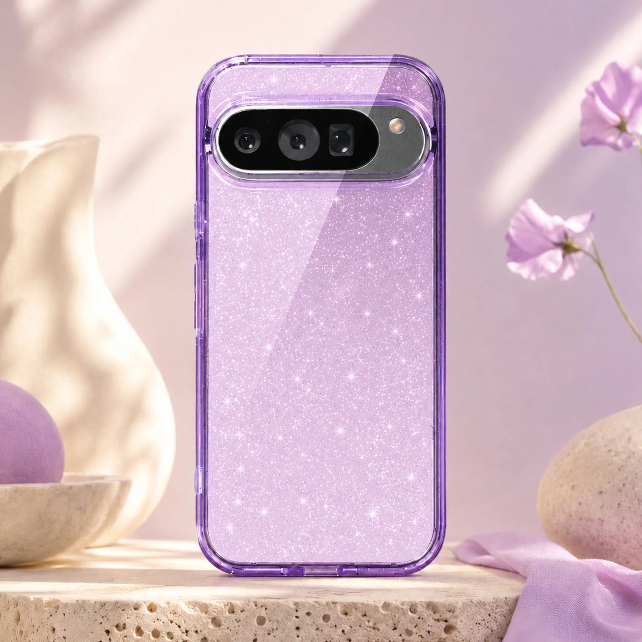 Glitter Jelly Transparent Case for Google Pixel 10A