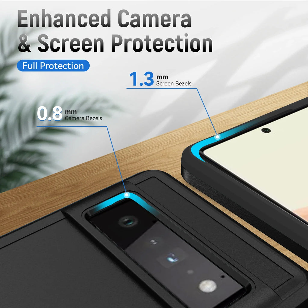 Heavy Duty Rugged Armor Case for Google Pixel 8 / 7 / 6 Series