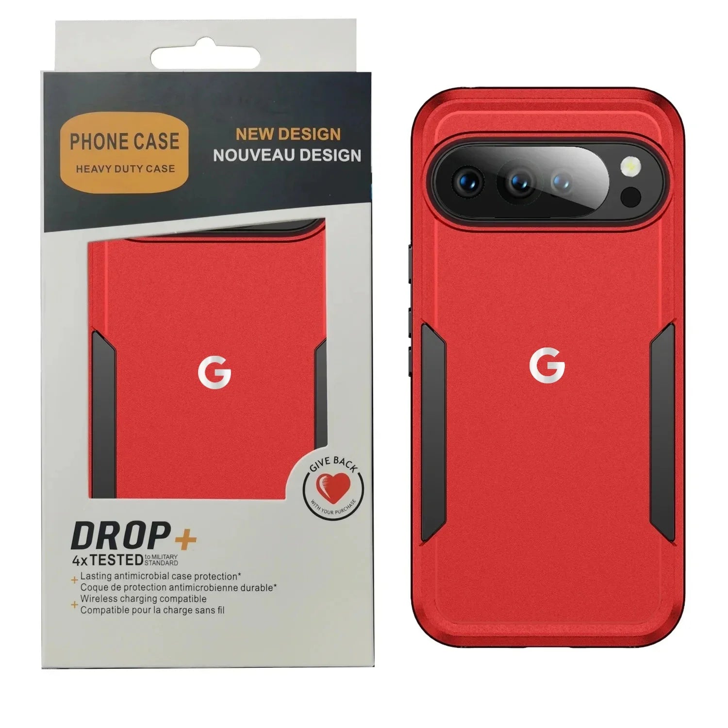 Heavy Duty Rugged Armor Case for Google Pixel