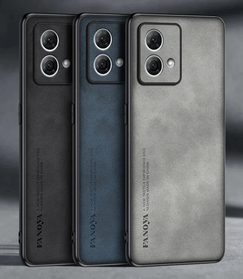Motorola Moto G Series Leather Case – Retro Business Back Cover