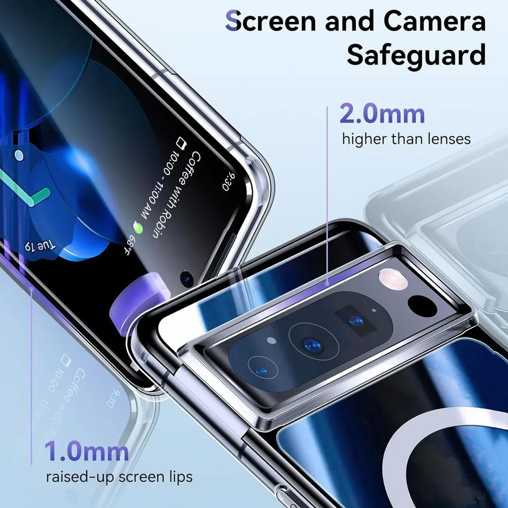 Clear MagSafe Magnetic Case for Google Pixel