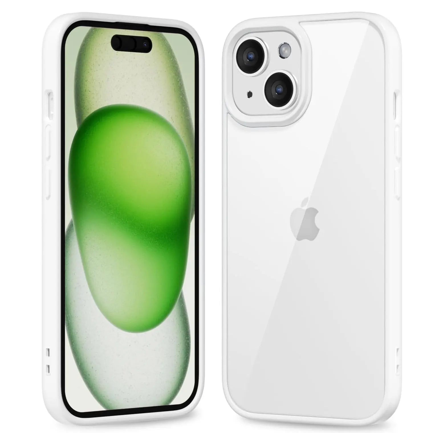 Colour Silicone iPhone Case – Transparent Shockproof Bumper Cover