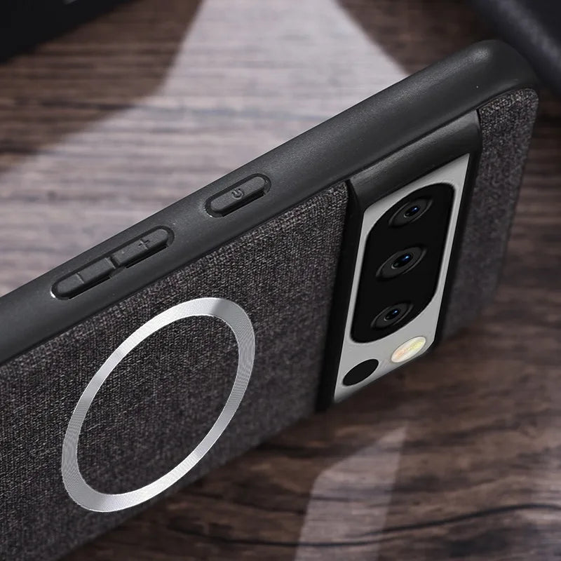 MagSafe Fabric Cloth Case for Google Pixel 6–10 Series