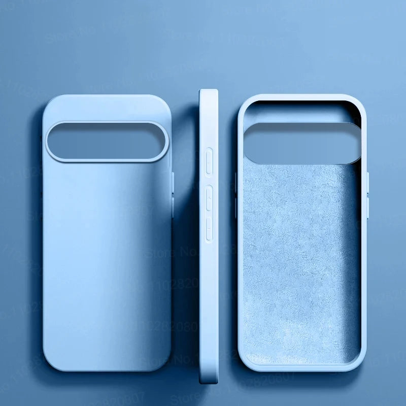 Luxury Liquid Silicone Case for Google Pixel 6–9 Pro XL