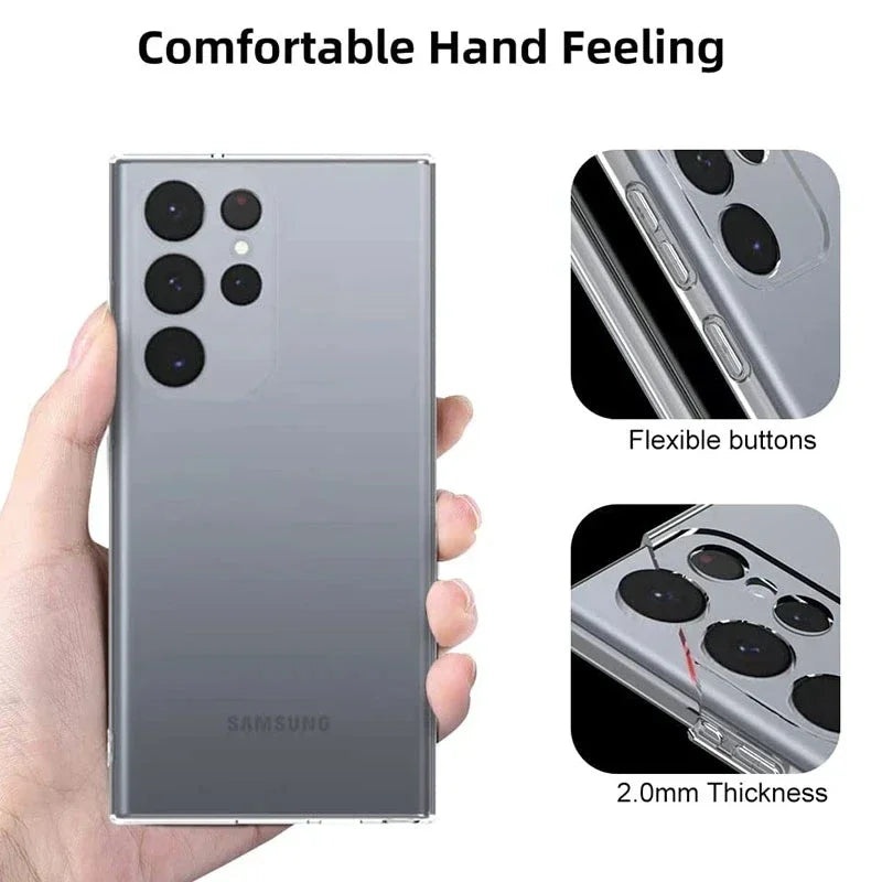 Clear Silicone Case — Samsung Galaxy Series