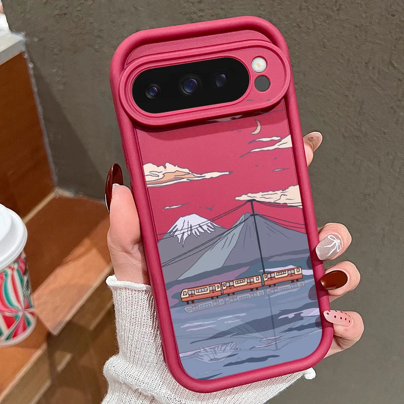 Landscape Pattern Soft TPU Case for Google Pixel
