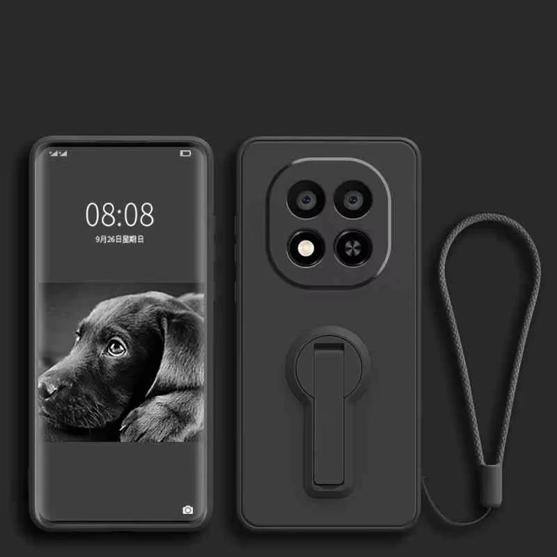 Liquid Silicone Kickstand Case for Google Pixel — Hidden Folding Stand with Ring Holder