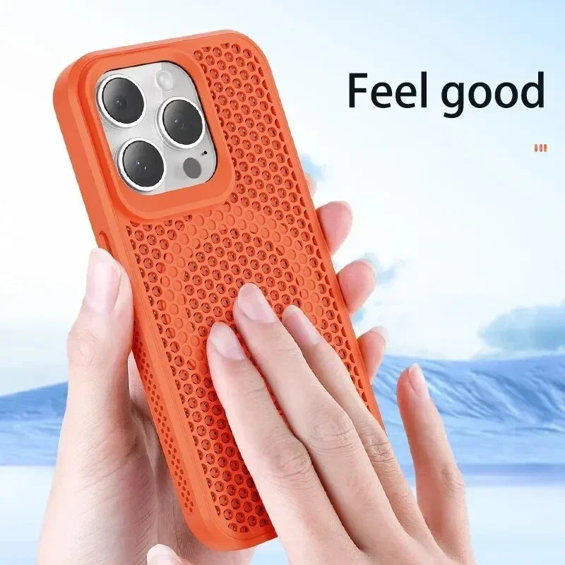 Cooling Heat Dissipation Phone Case for iPhone 17 / 16 / 15 / 14 / 13 / 12 / 11 Series | MagSafe Compatible