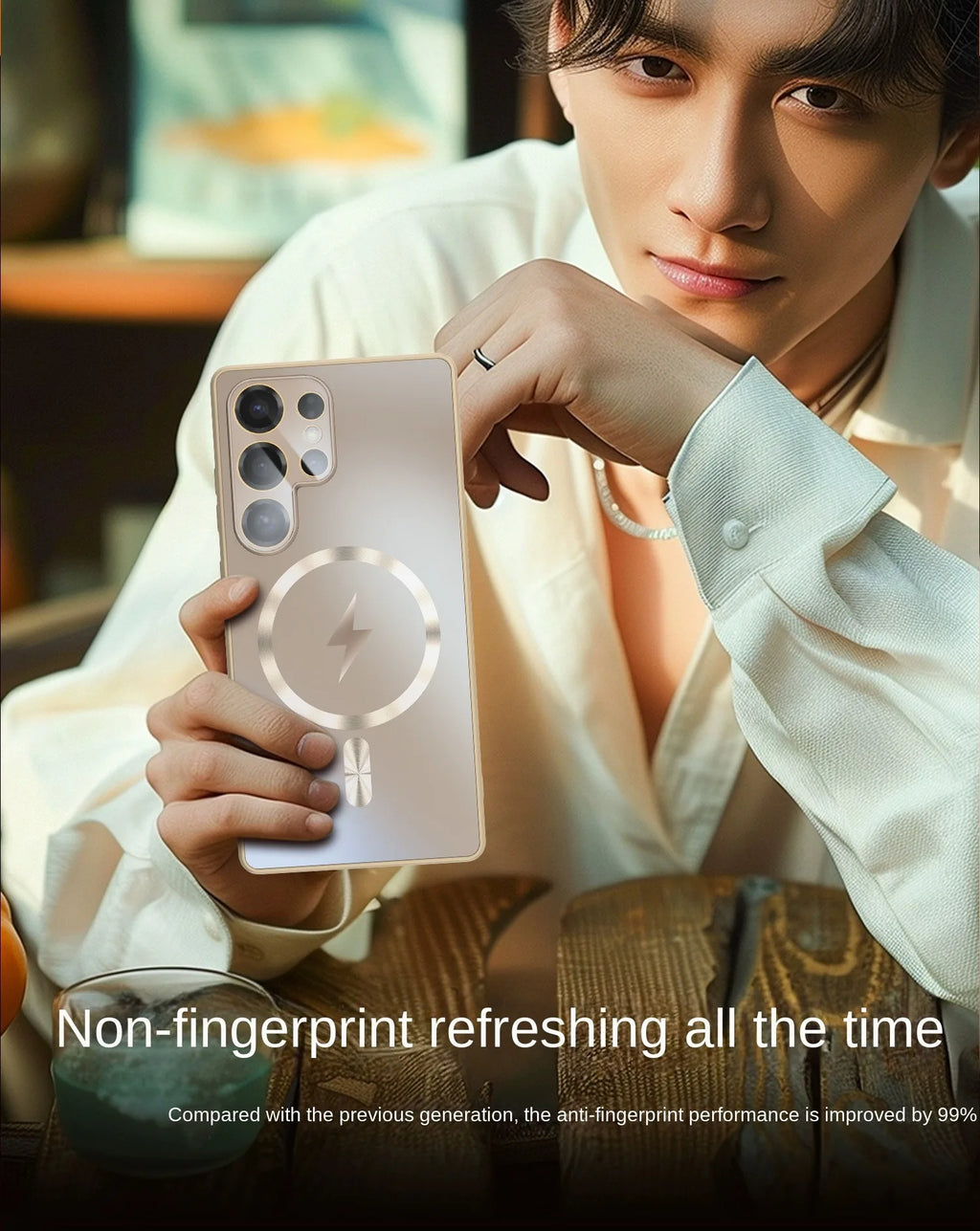 Ultra-Thin AG Matte MagSafe Case for Samsung Galaxy S26 / S25 / S24 / S23 Series | Glass Lens Protector Shockproof Cover