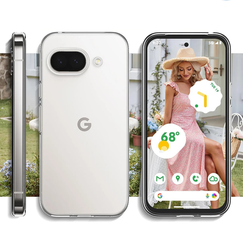 Clear Silicone Case for Google Pixel — Ultra-Thin Transparent Soft Cover