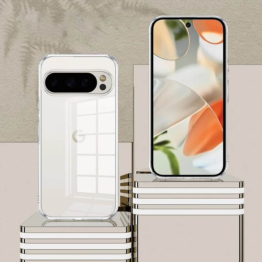 Ultra Thin Clear Silicone Case for Google Pixel 6 / 6A / 6 Pro / 7 / 7A / 7 Pro / 8 / 8A / 8 Pro / 9 / 9A / 9 Pro / 9 Pro XL
