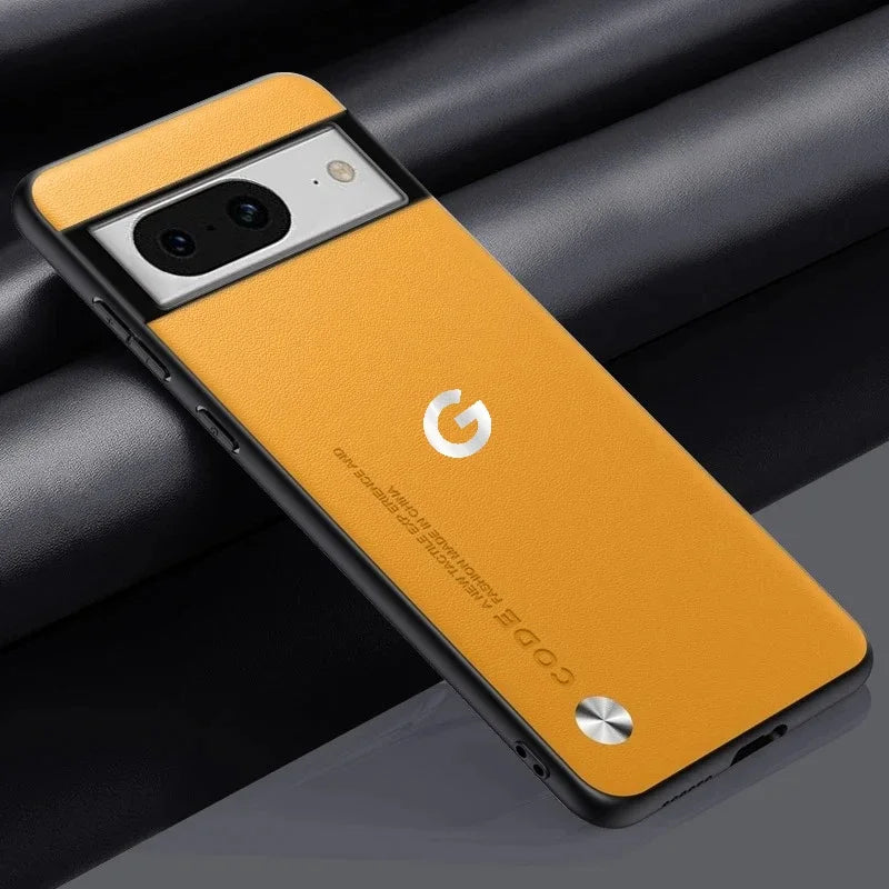 Luxury Kevlar Leather Matte Case for Google Pixel 6A–11 Pro XL