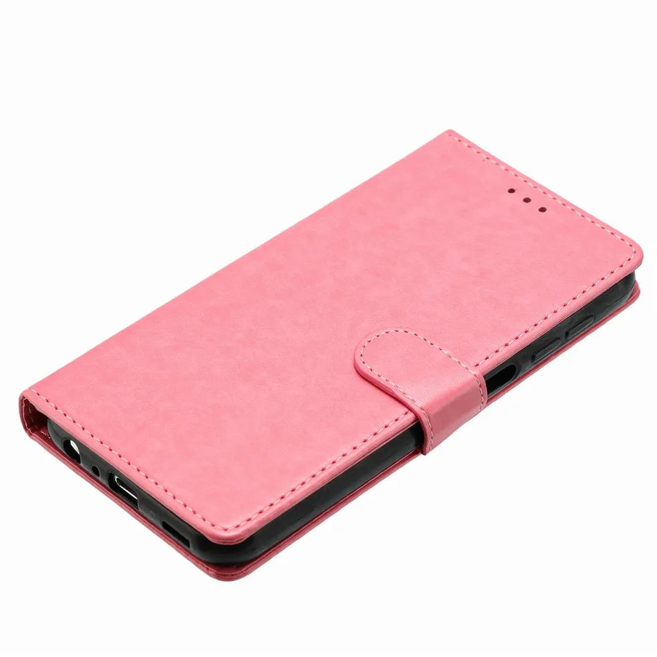 PU Leather Wallet Flip Case — Motorola Moto G Series