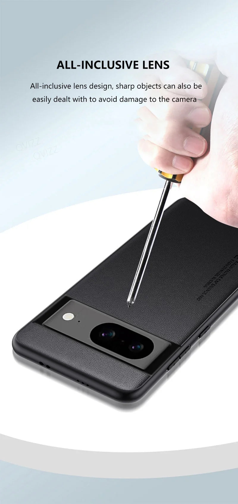 Carbon Fiber Leather & Silicone Case for Google Pixel