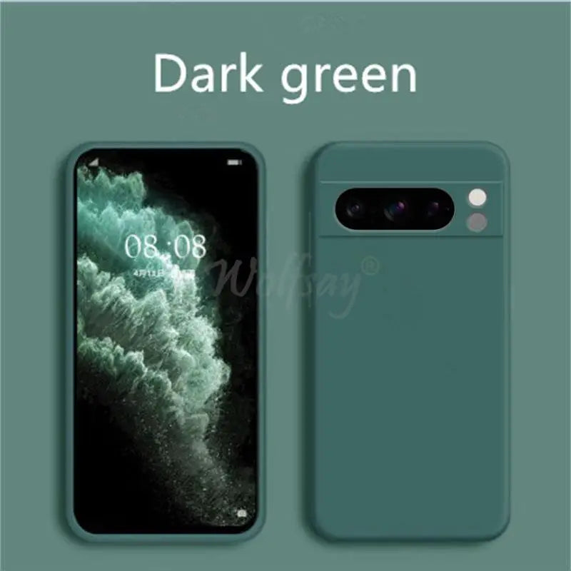 Liquid Silicone Soft TPU Case for Google Pixel 6–10 Pro XL