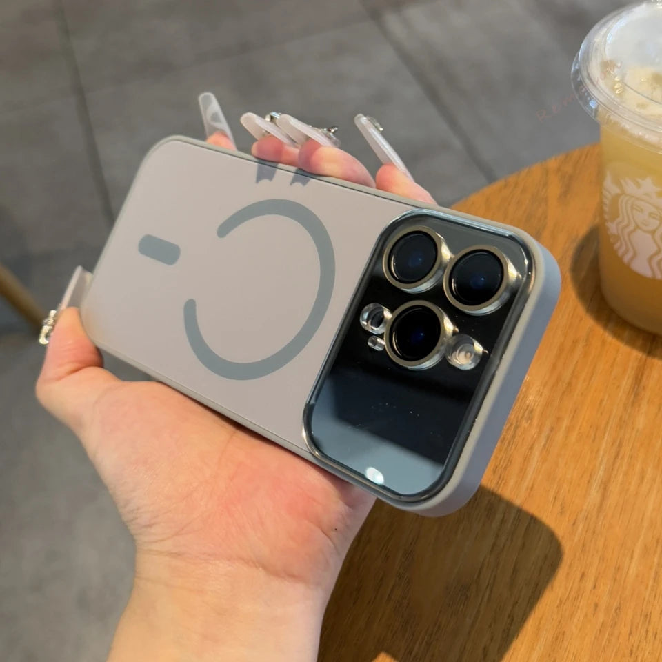 Magnetic MagSafe Phone Case for iPhone 12 13 14 15 16 17 / Pro / Pro Max / Air — Matte Shockproof Silicone Cover