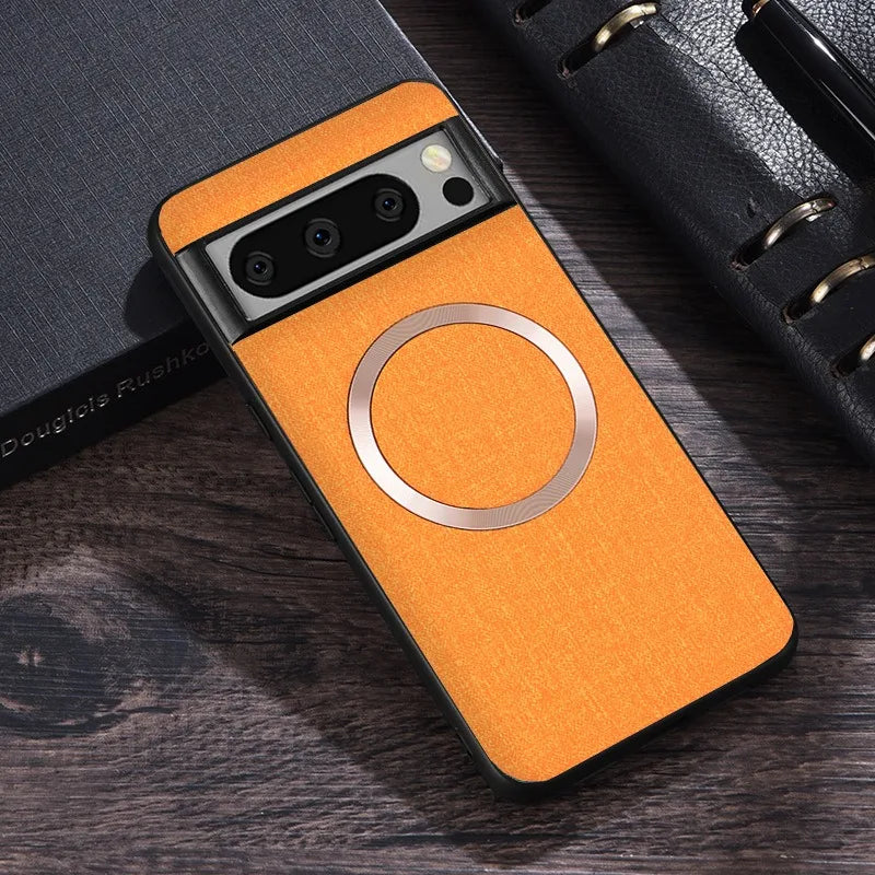 MagSafe Fabric Cloth Case for Google Pixel 6–10 Series