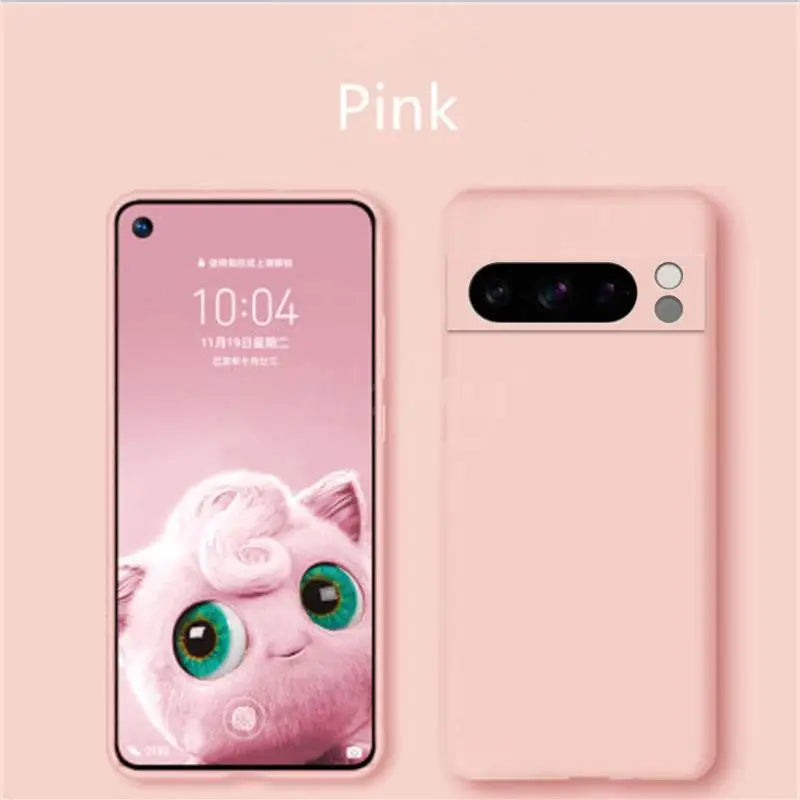 Liquid Silicone Soft TPU Case for Google Pixel 6–10 Pro XL
