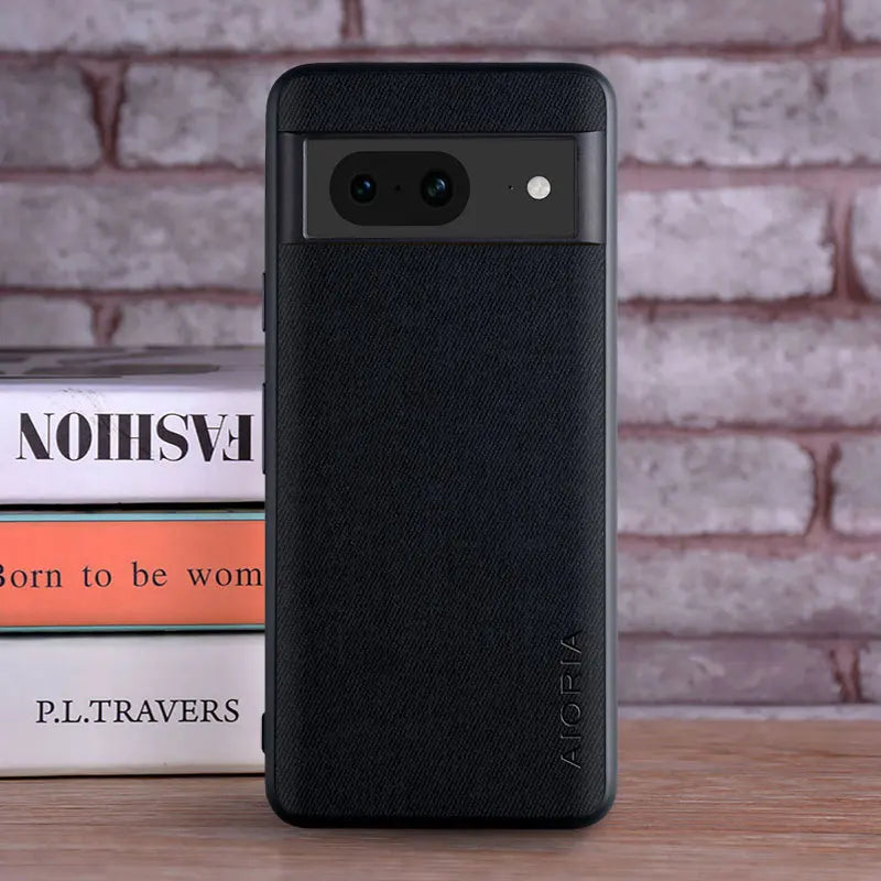 Luxury Textile Leather Case for Google Pixel