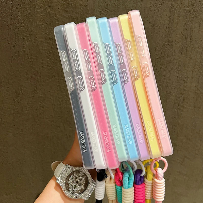 Samsung Galaxy Silicone Case with Lanyard