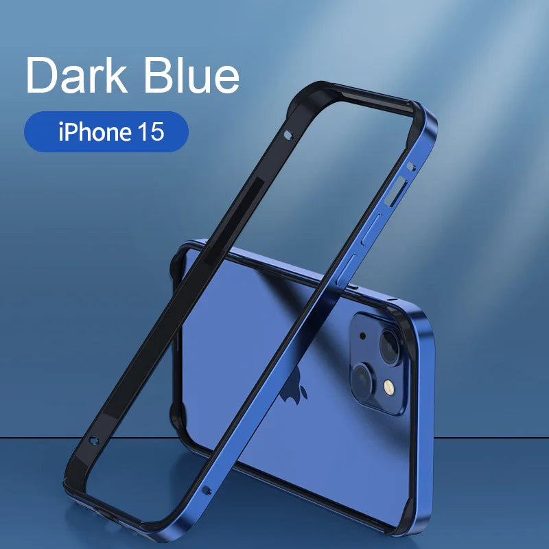 iPhone Aluminum Bumper Case – Hybrid Metal & Silicone Frame