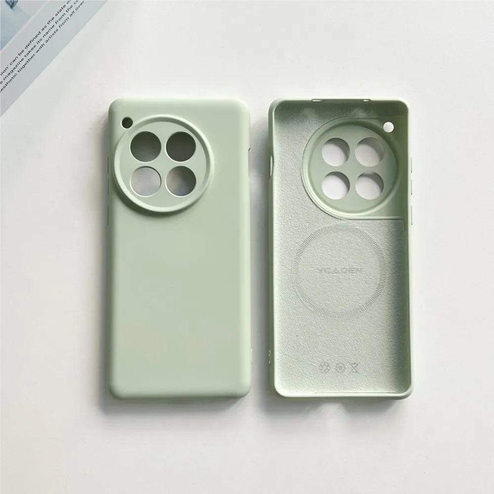 MagSafe Liquid Silicone Case for OnePlus 15 / 13 / 12 / Ace 6 / Ace 5 Pro – Camera Protection Cover