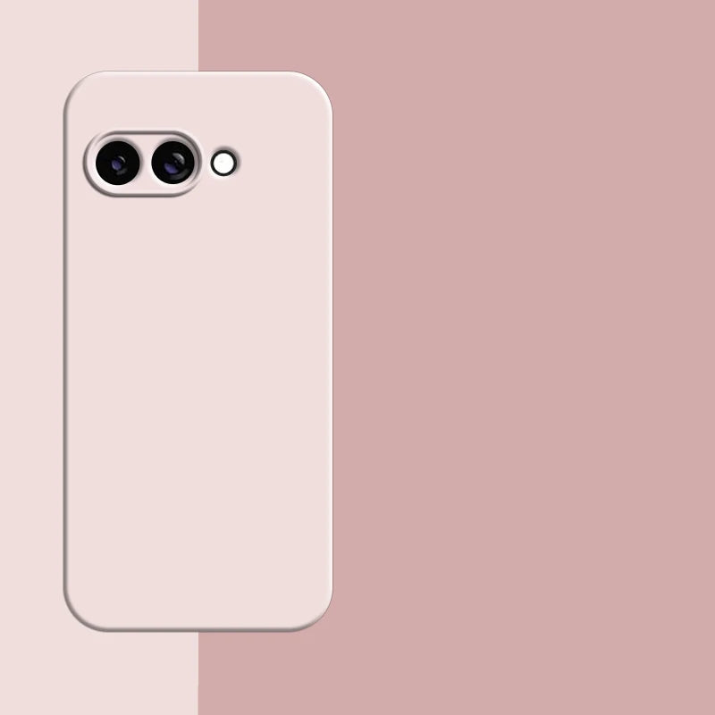 Liquid Silicone Case for Google Pixel 9A — Shockproof Soft Rubber Cover
