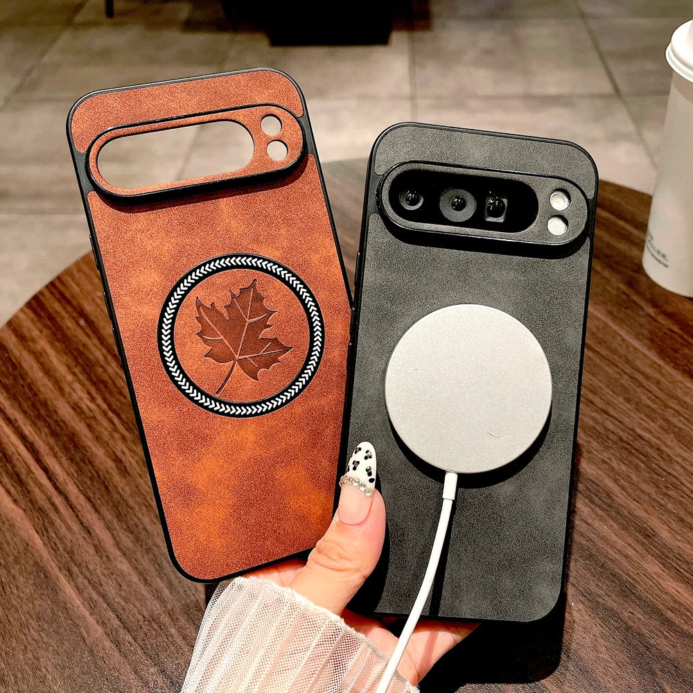 Faux Leather Case for Google Pixel — MagSafe Compatible