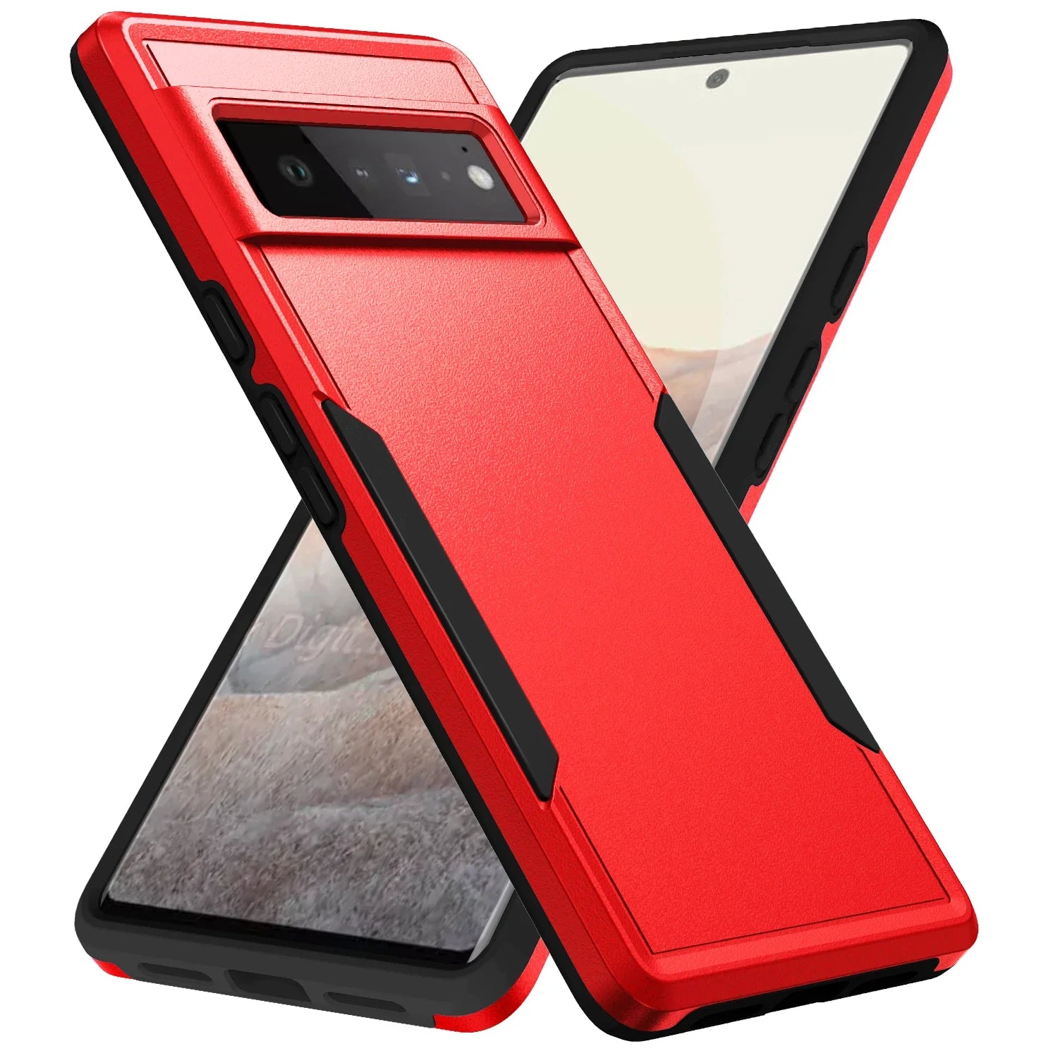 Heavy Duty Rugged Armor Case for Google Pixel 8 / 7 / 6 Series