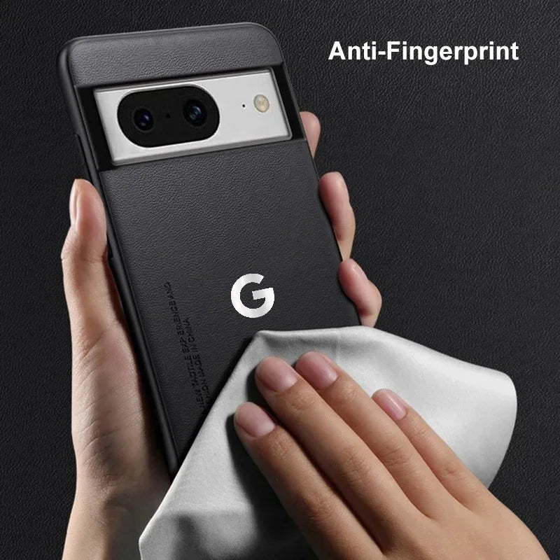 Luxury Kevlar Leather Matte Case for Google Pixel 6A–11 Pro XL