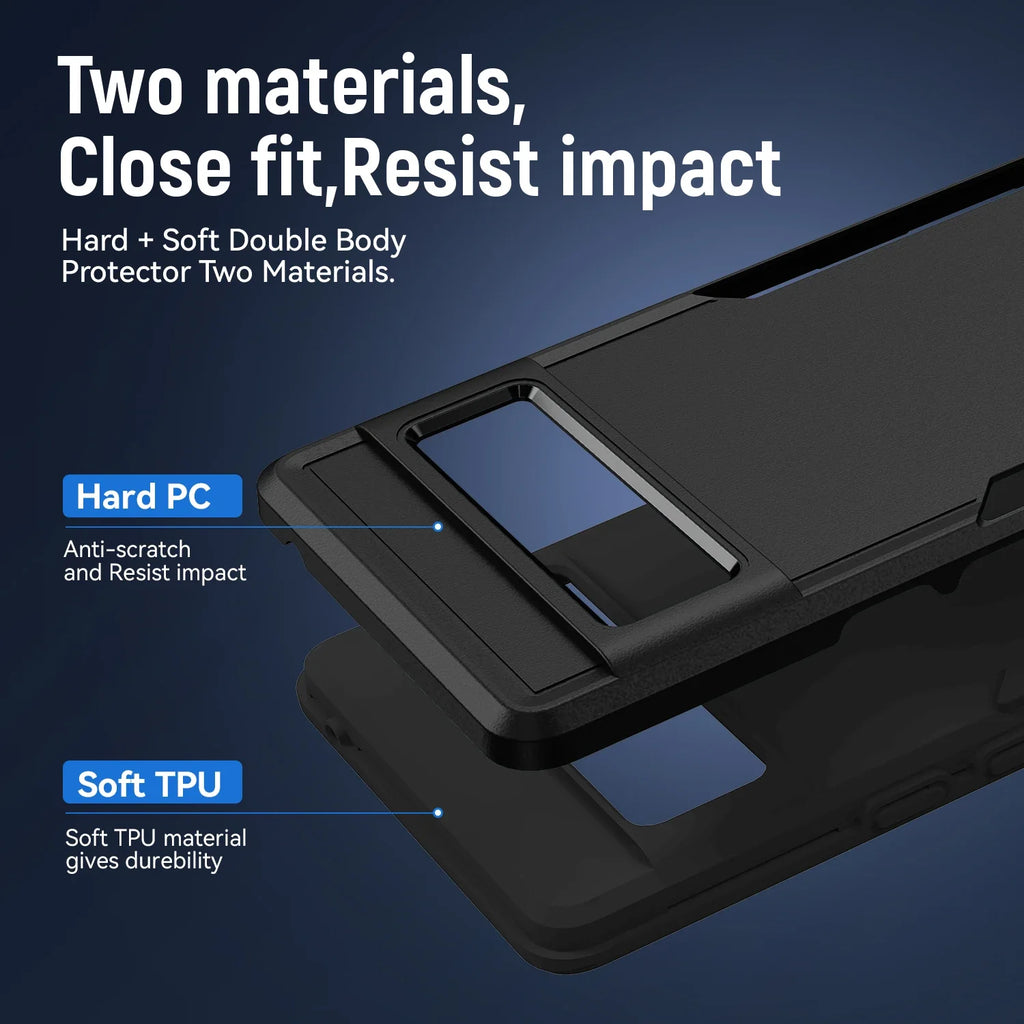 Heavy Duty Rugged Armor Case for Google Pixel 8 / 7 / 6 Series