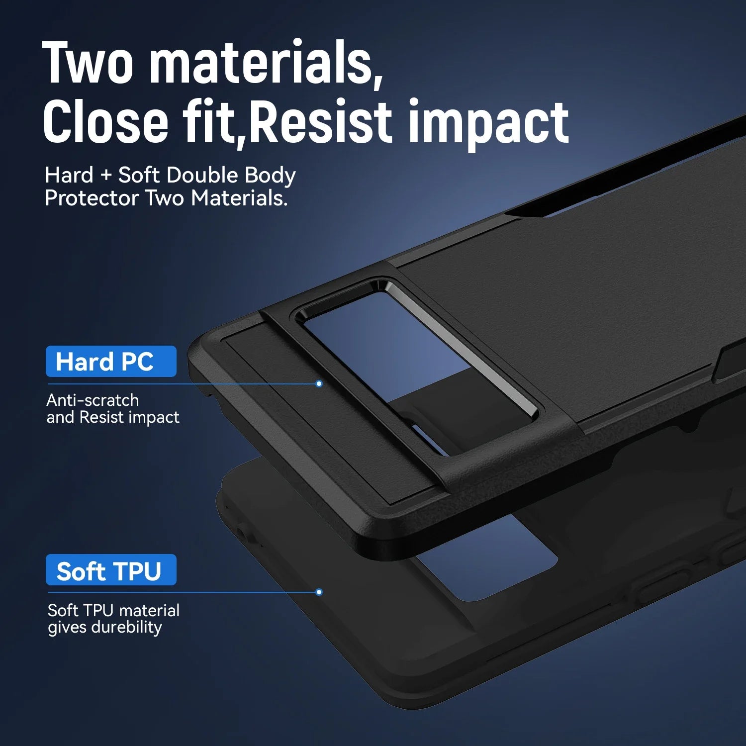 Heavy Duty Rugged Armor Case for Google Pixel 8 / 7 / 6 Series