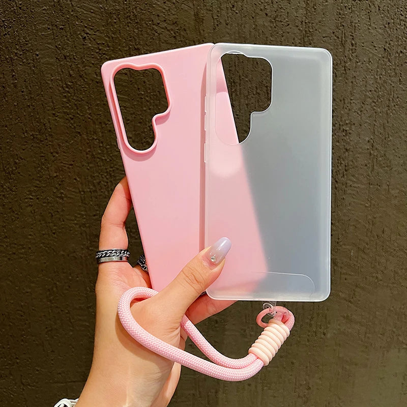 Samsung Galaxy Silicone Case with Lanyard
