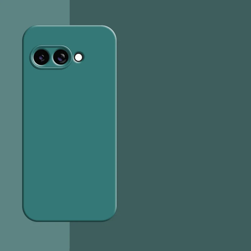 Liquid Silicone Case for Google Pixel 9A — Shockproof Soft Rubber Cover