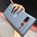 Solid Color Silicone Shockproof Case for Google Pixel 6–8 Series