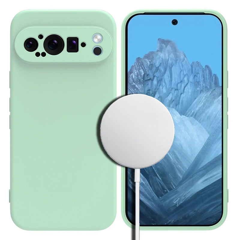 Luxury Liquid Silicone MagSafe Case for Google Pixel