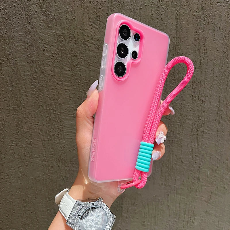 Samsung Galaxy Silicone Case with Lanyard