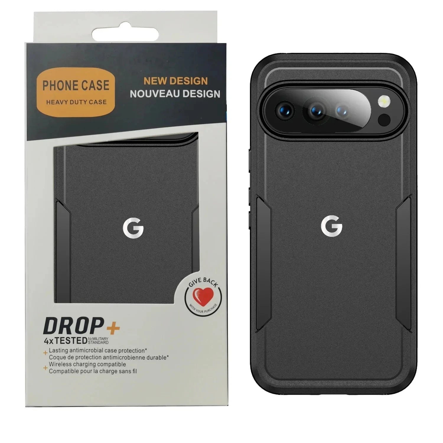 Heavy Duty Rugged Armor Case for Google Pixel