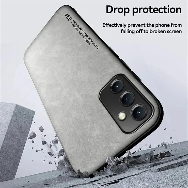 Sheepskin Magnetic Leather Case for Samsung Galaxy S26 / S25 / S24 / S23 / S22 / S21 / S20 / Note 20 Series