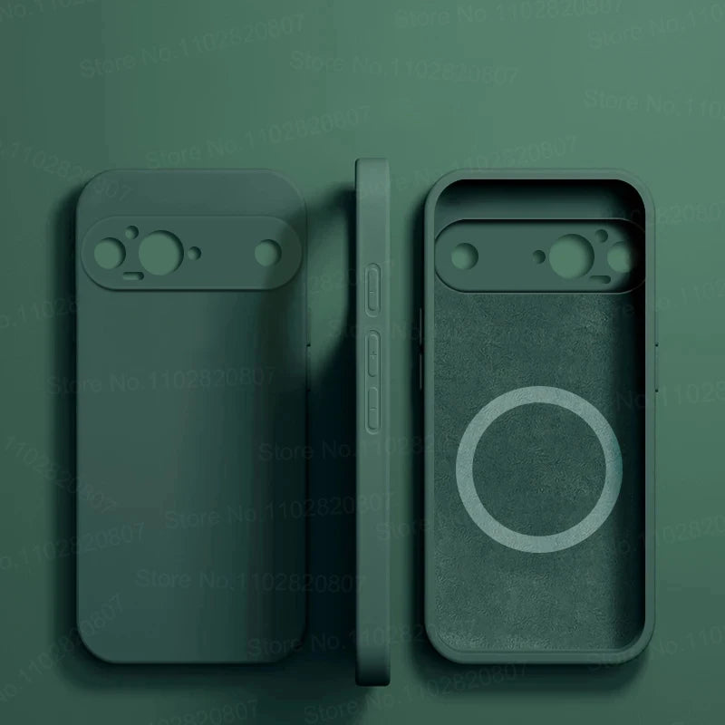 Luxury Liquid Silicone MagSafe Case for Google Pixel