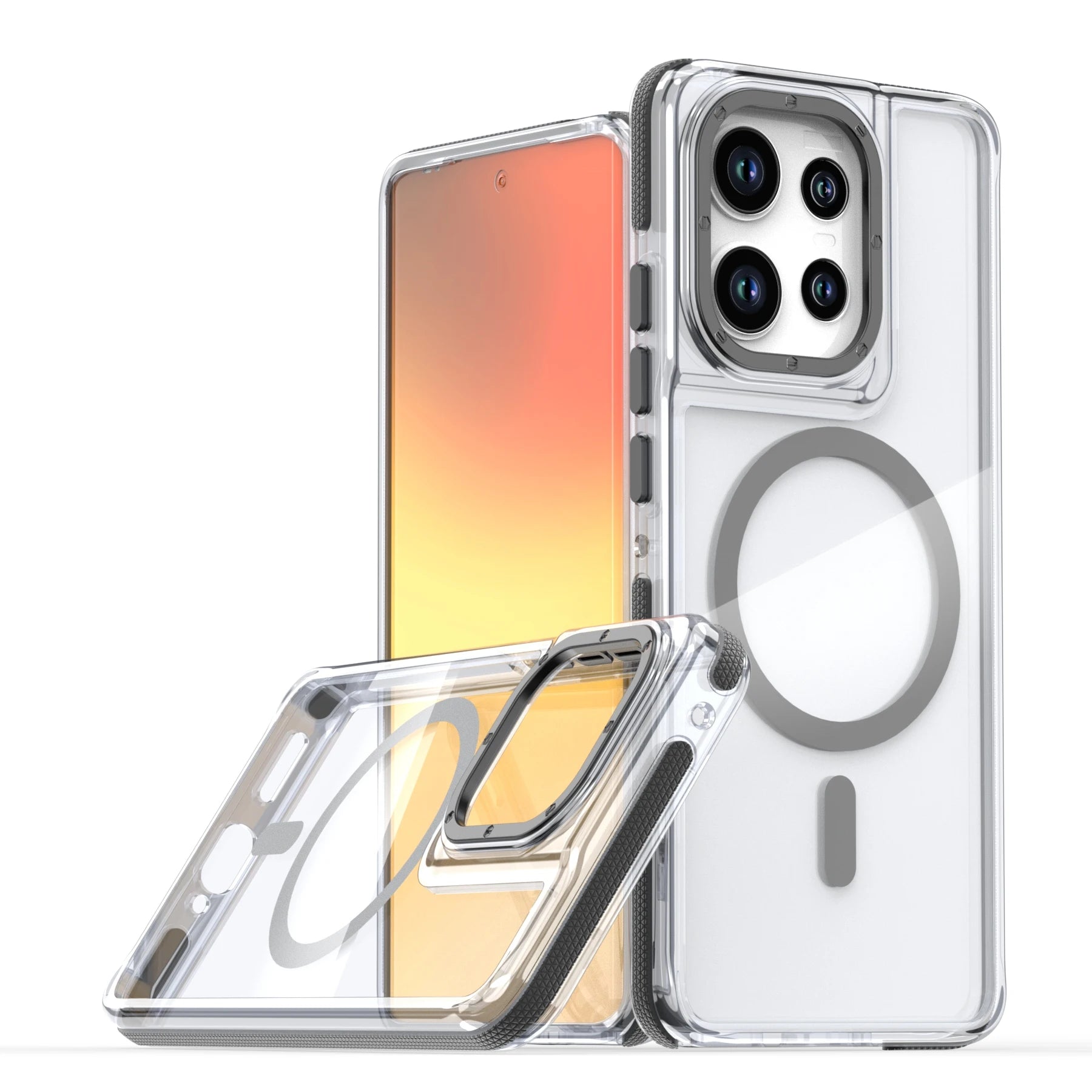 Magnetic Clear Case for Motorola Edge & Moto G Series