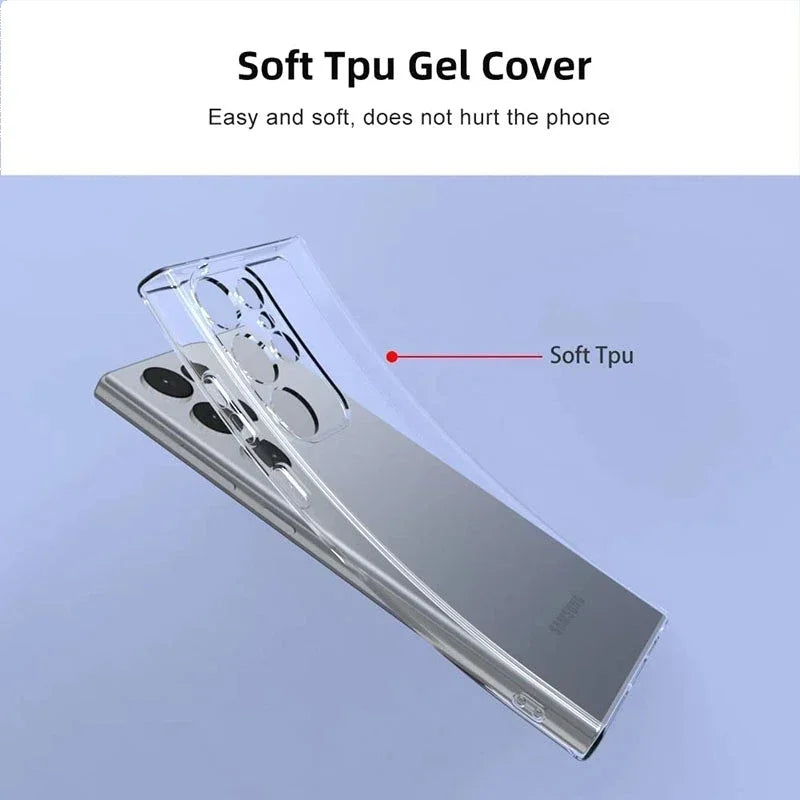 Clear Silicone Case — Samsung Galaxy Series